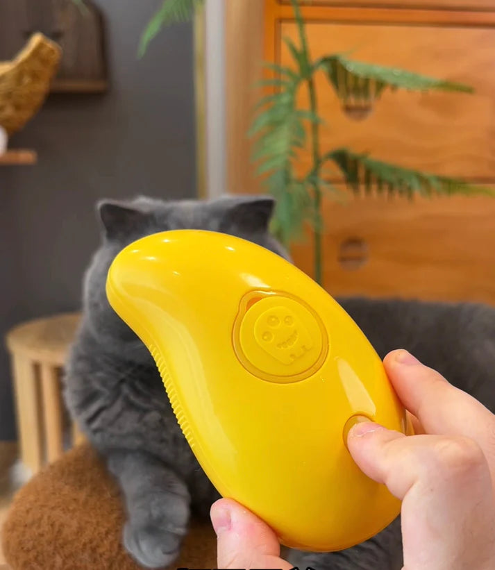 The steamy pet brush