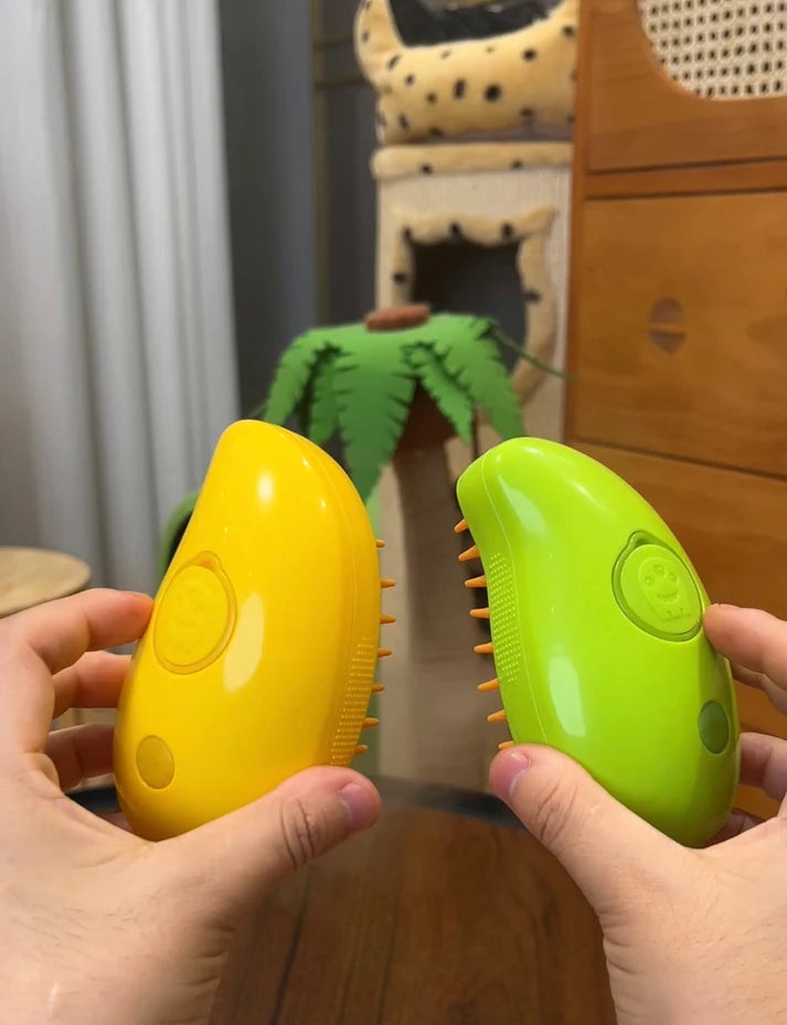 The steamy pet brush