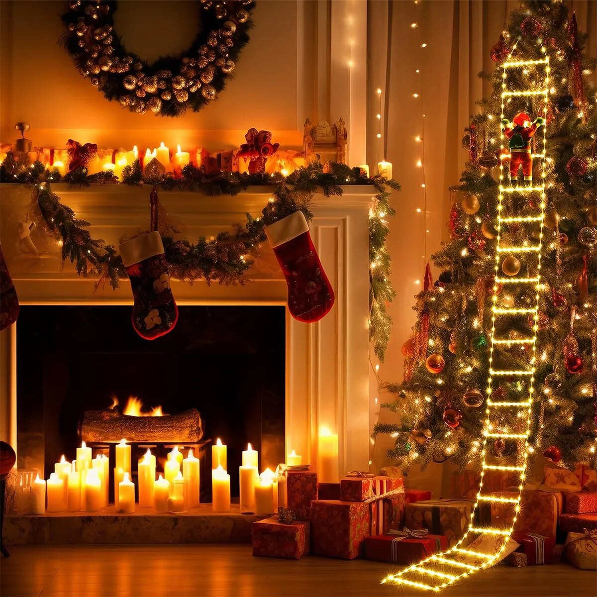 Weihnachtsmann Leiter